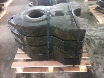 Martillo de trituradora de acero de manganeso